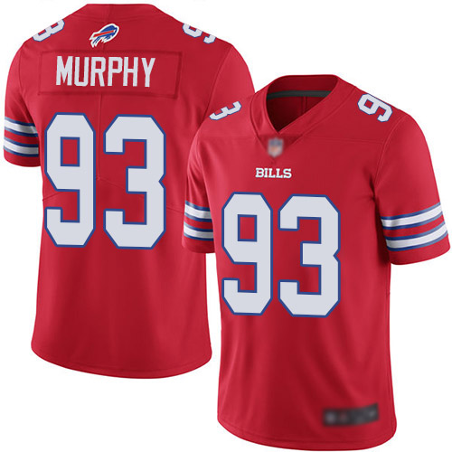 Men Buffalo Bills #93 Trent Murphy Limited Red Rush Vapor Untouchable NFL Jersey->buffalo bills->NFL Jersey